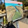 WINDANDSEA SURF SHACK on my easel outside