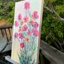 BLOOMING COLOR on my easel outside
