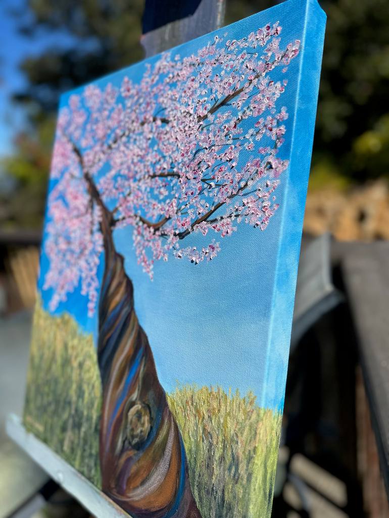 Original Abstract Expressionism Botanic Painting by Heidi Heiser