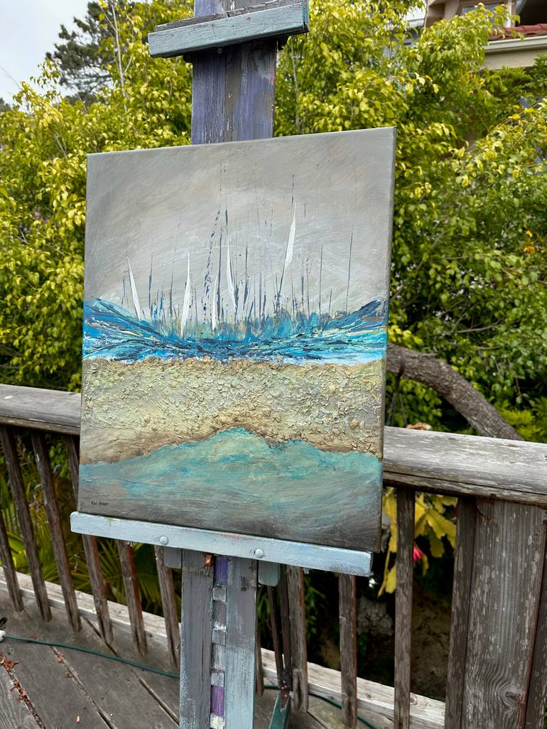 Original Abstract Expressionism Abstract Painting by Heidi Heiser