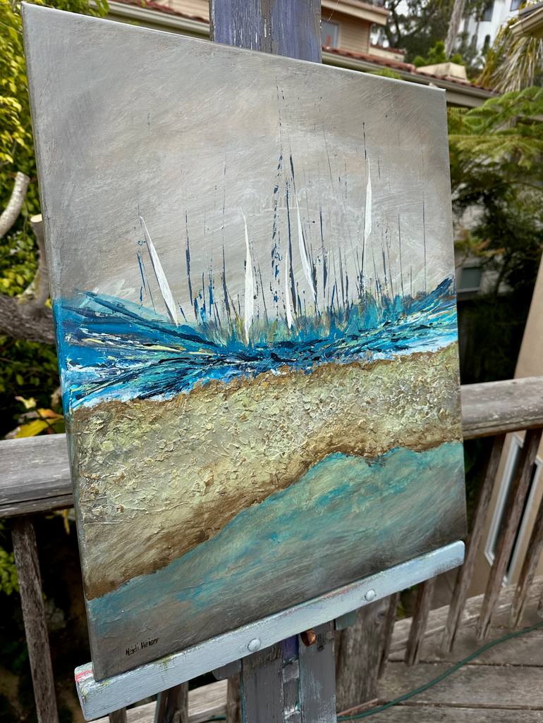 Original Abstract Expressionism Abstract Painting by Heidi Heiser