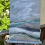 ABSTRACT ADVENTURE outside on my easel
