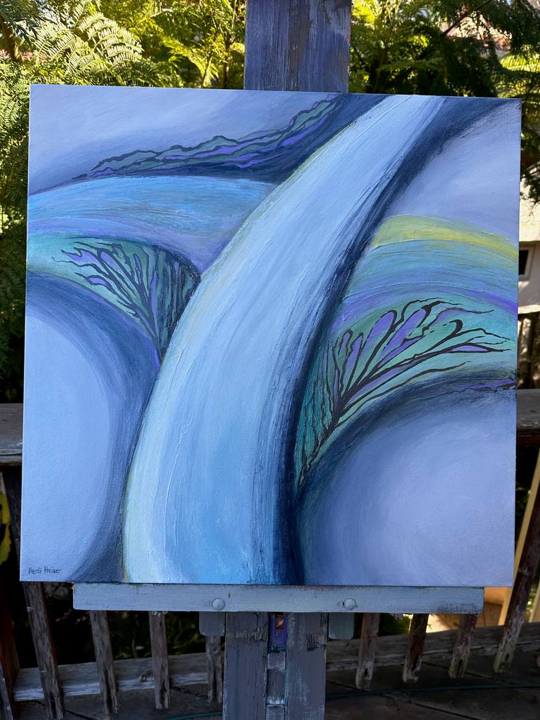 Original Abstract Expressionism Abstract Painting by Heidi Heiser