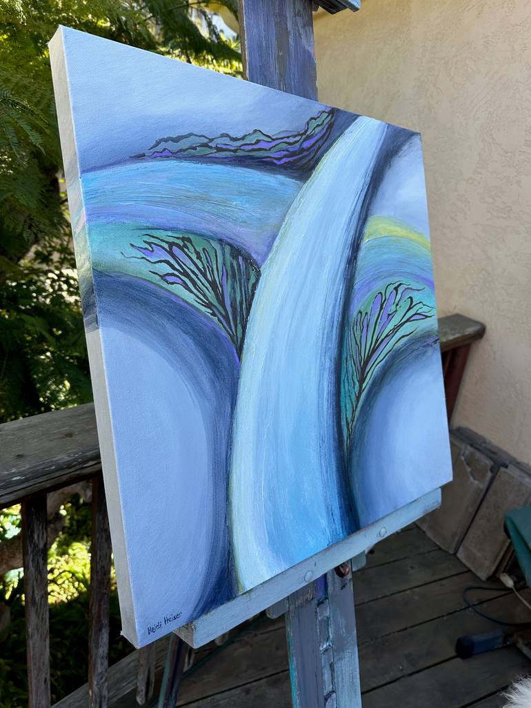 Original Abstract Expressionism Abstract Painting by Heidi Heiser