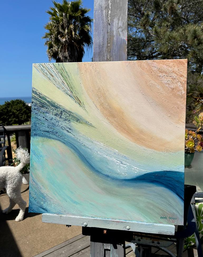 Original Abstract Expressionism Abstract Painting by Heidi Heiser