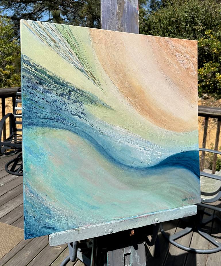 Original Abstract Expressionism Abstract Painting by Heidi Heiser