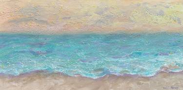 Original Abstract Beach Painting by Heidi Heiser
