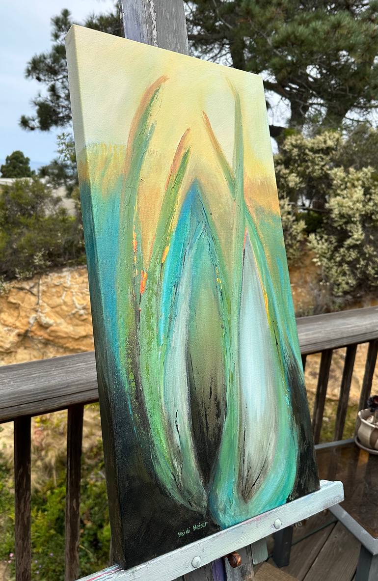 Original Abstract Expressionism Abstract Painting by Heidi Heiser