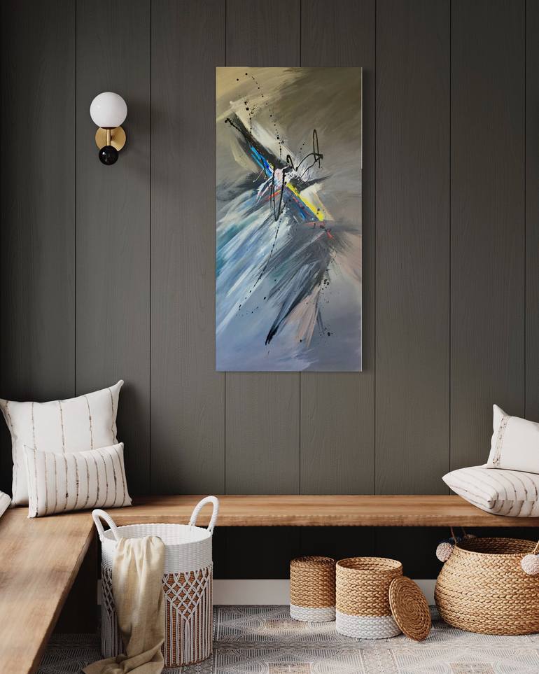 Original Abstract Expressionism Abstract Painting by Heidi Heiser