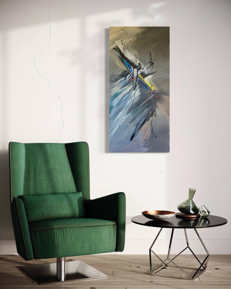 Original Abstract Expressionism Abstract Painting by Heidi Heiser