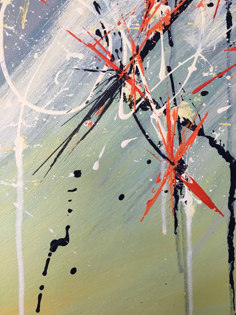Original Abstract Expressionism Abstract Painting by Heidi Heiser