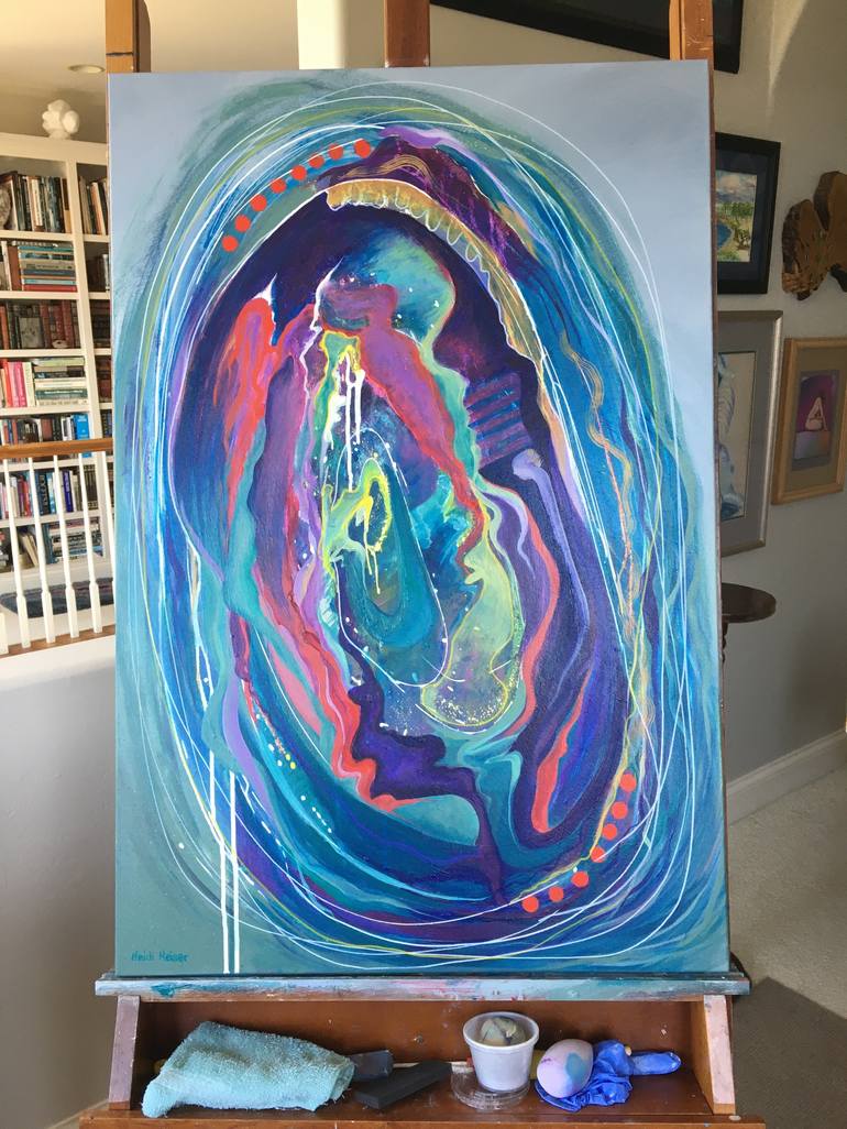 Original Abstract Painting by Heidi Heiser