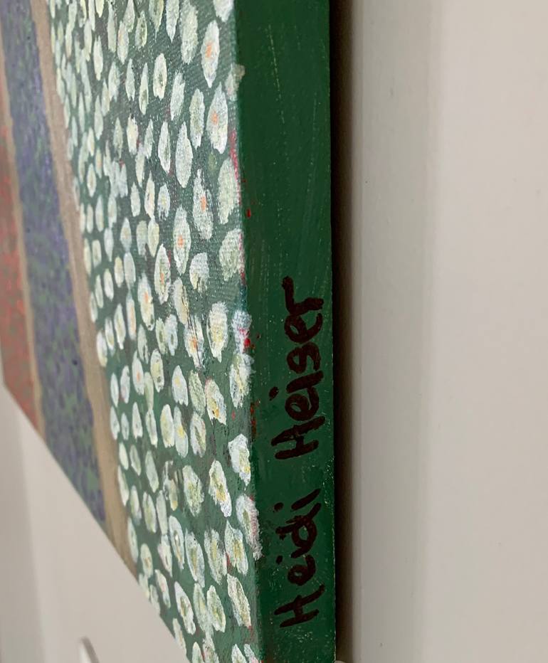 Original Abstract Expressionism Botanic Painting by Heidi Heiser