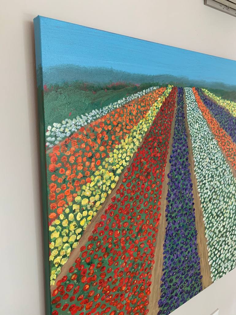 Original Abstract Expressionism Botanic Painting by Heidi Heiser