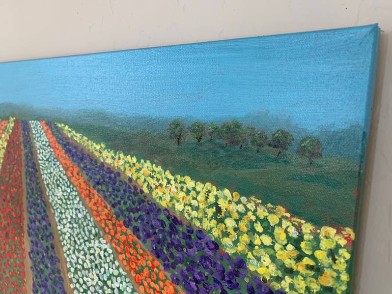 Original Abstract Expressionism Botanic Painting by Heidi Heiser