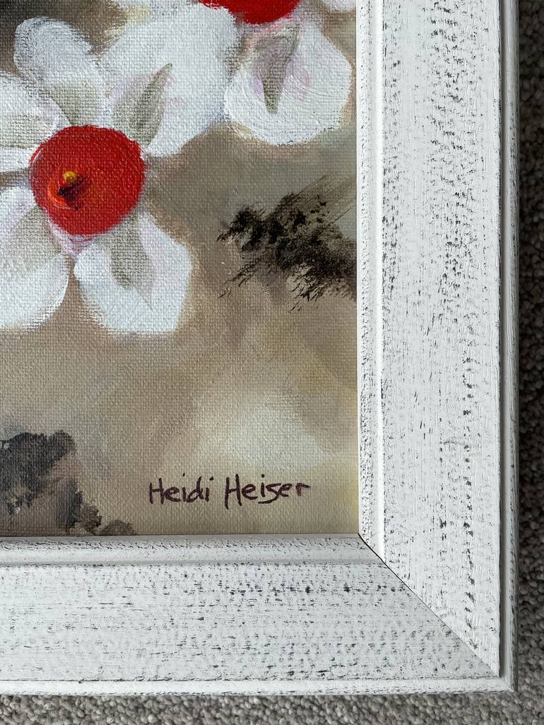 Original Abstract Expressionism Botanic Painting by Heidi Heiser