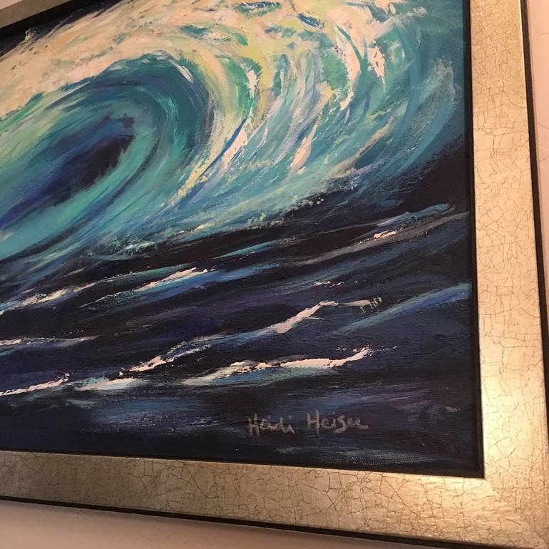 Original Abstract Expressionism Water Painting by Heidi Heiser