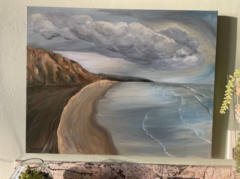 Original Conceptual Beach Painting by Heidi Heiser