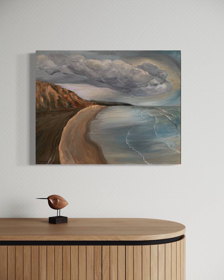 Original Conceptual Beach Painting by Heidi Heiser