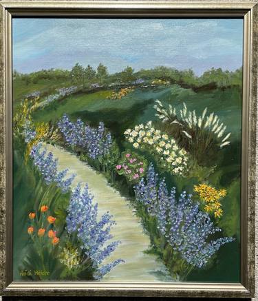 Original Fine Art Garden Paintings by Heidi Heiser