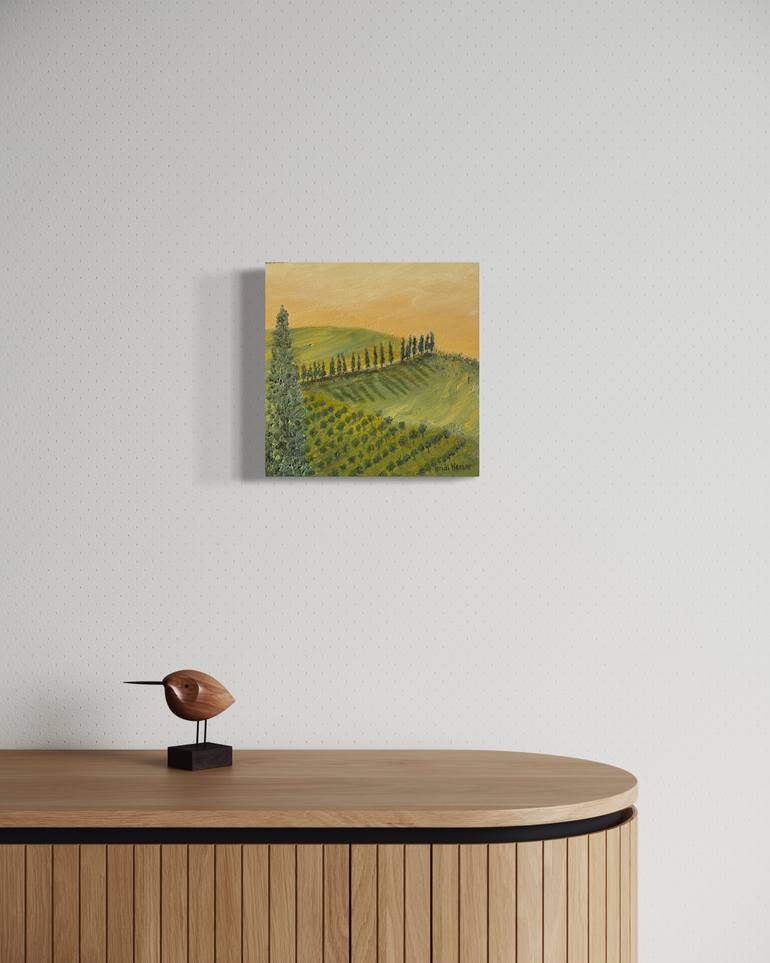 Original Abstract Expressionism Landscape Painting by Heidi Heiser