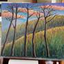 BARE TREES on my easel