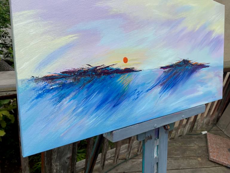 Original Abstract Expressionism Abstract Painting by Heidi Heiser