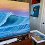 SURF'S UP on my easel