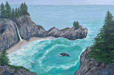 Original Fine Art Beach Paintings by Heidi Heiser