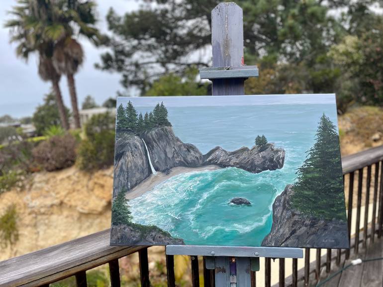 Original Beach Painting by Heidi Heiser