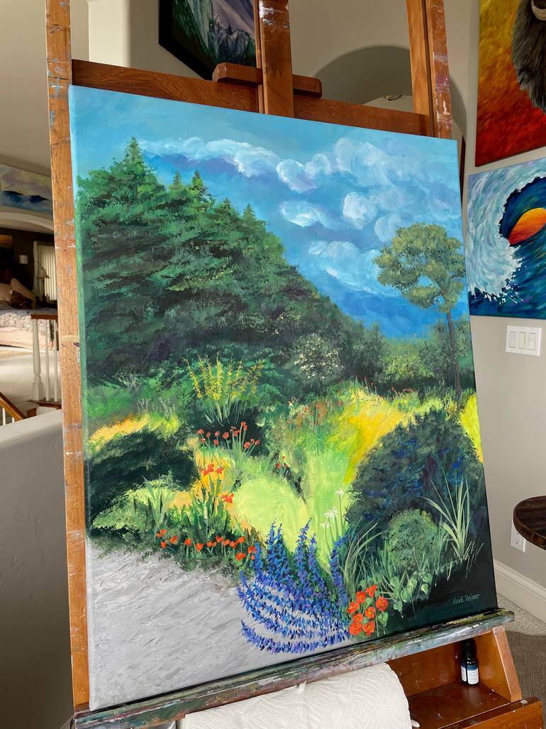 Original Conceptual Landscape Painting by Heidi Heiser