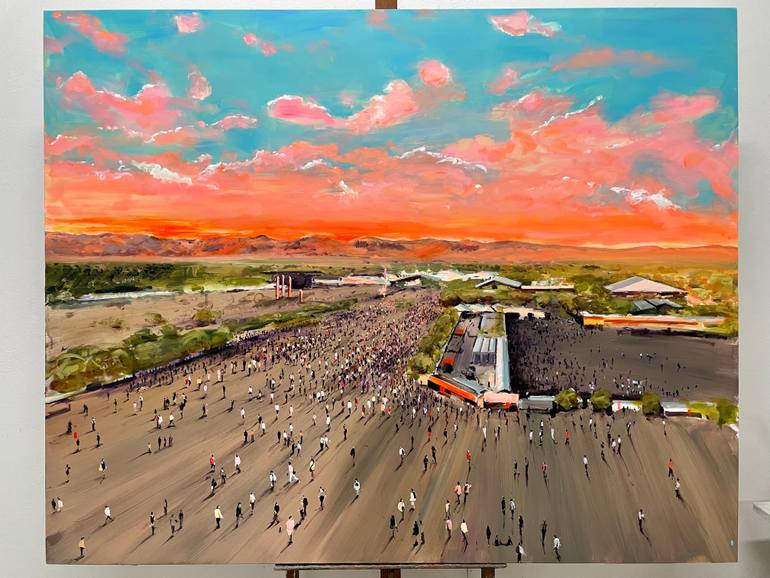 Original Contemporary People Painting by Sanja Milenkovic