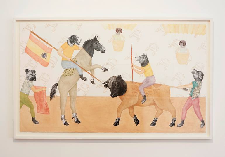 Original Figurative Animal Painting by Claude Jones