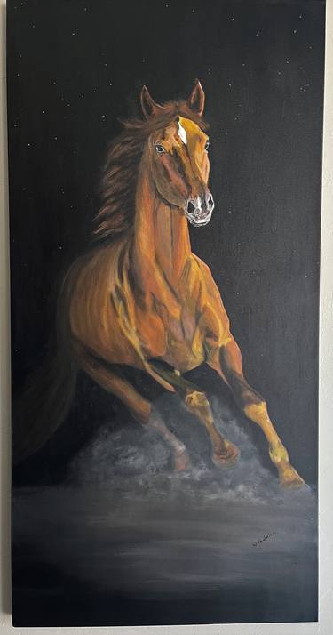 Original Realism Horse Paintings by Wilhelmina Stocker