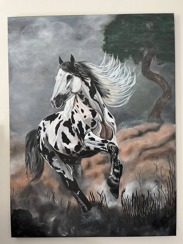 Original Realism Animal Painting by Wilhelmina Stocker
