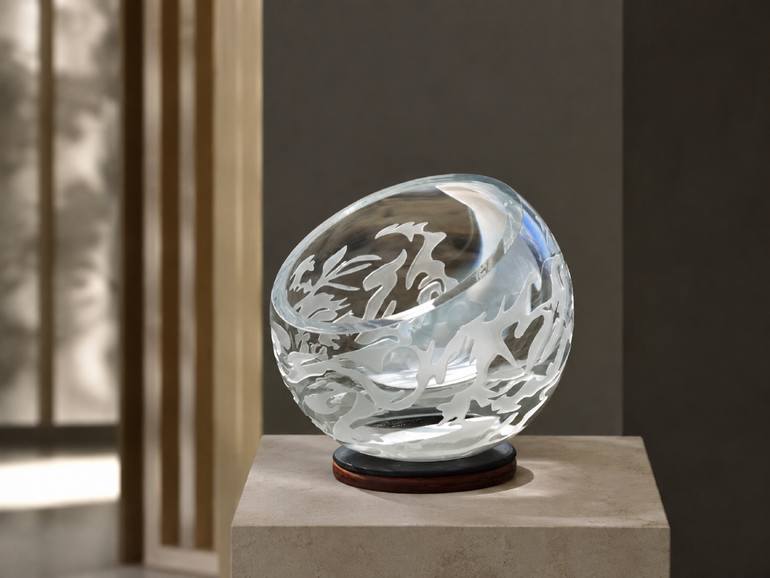 Original Abstract Expressionism Outer Space Sculpture by Jan Siedlecki