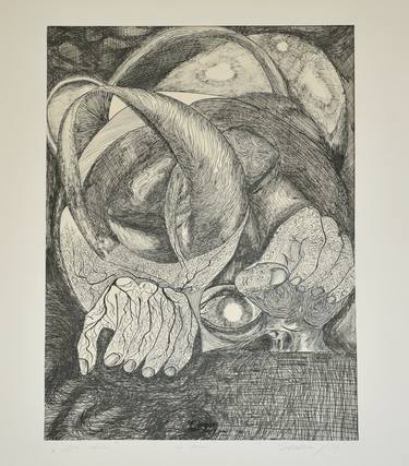 Original Abstract Expressionism Fantasy Drawings by jan siedlecki