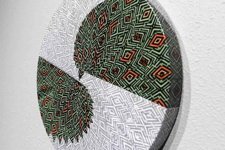 Original Modern Patterns Mixed Media by Adreon Henry