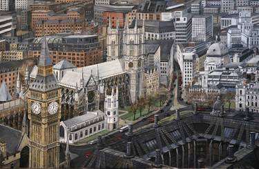 Original Architecture Paintings by Wrenford Thatcher