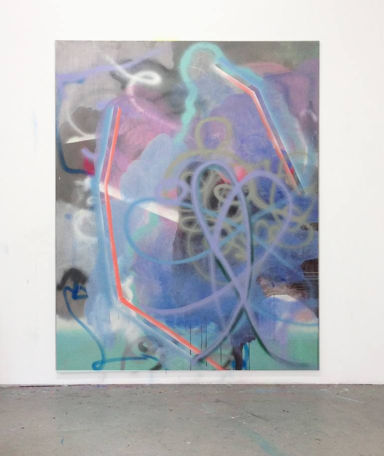 Original Abstract Painting by Anabel Leiner | Abstract Art on Canvas | don't forget to catch me