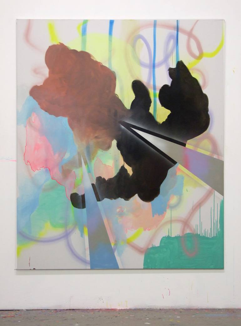 Original Abstract Painting by Anabel Leiner