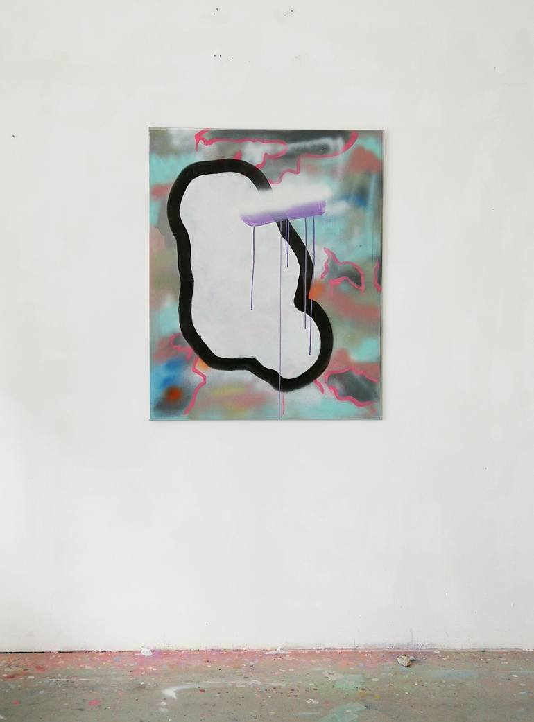 Original Abstract Painting by Anabel Leiner