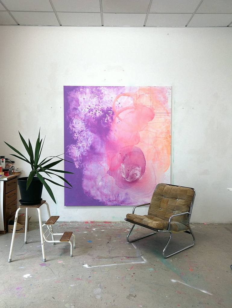 Original Abstract Painting by Anabel Leiner