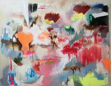 Original Modern Abstract Paintings by Anabel Leiner