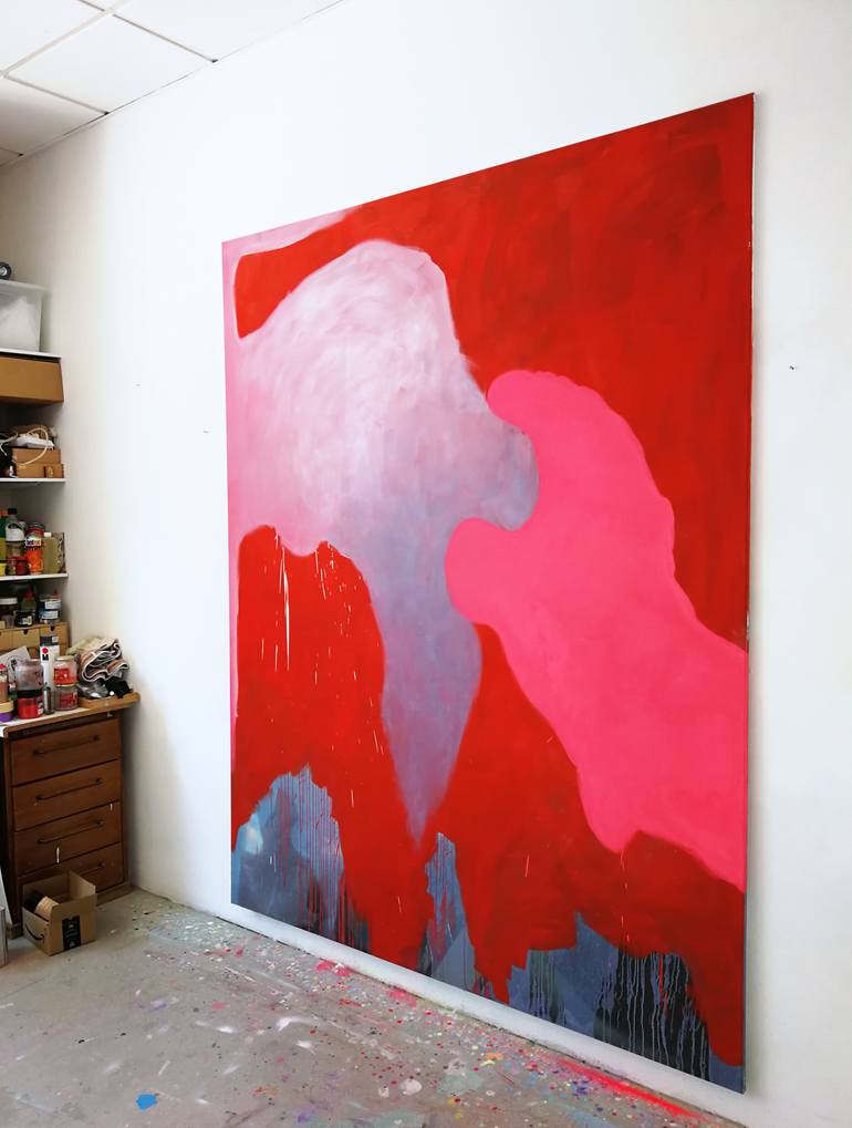 Original Modernism Abstract Painting by Anabel Leiner