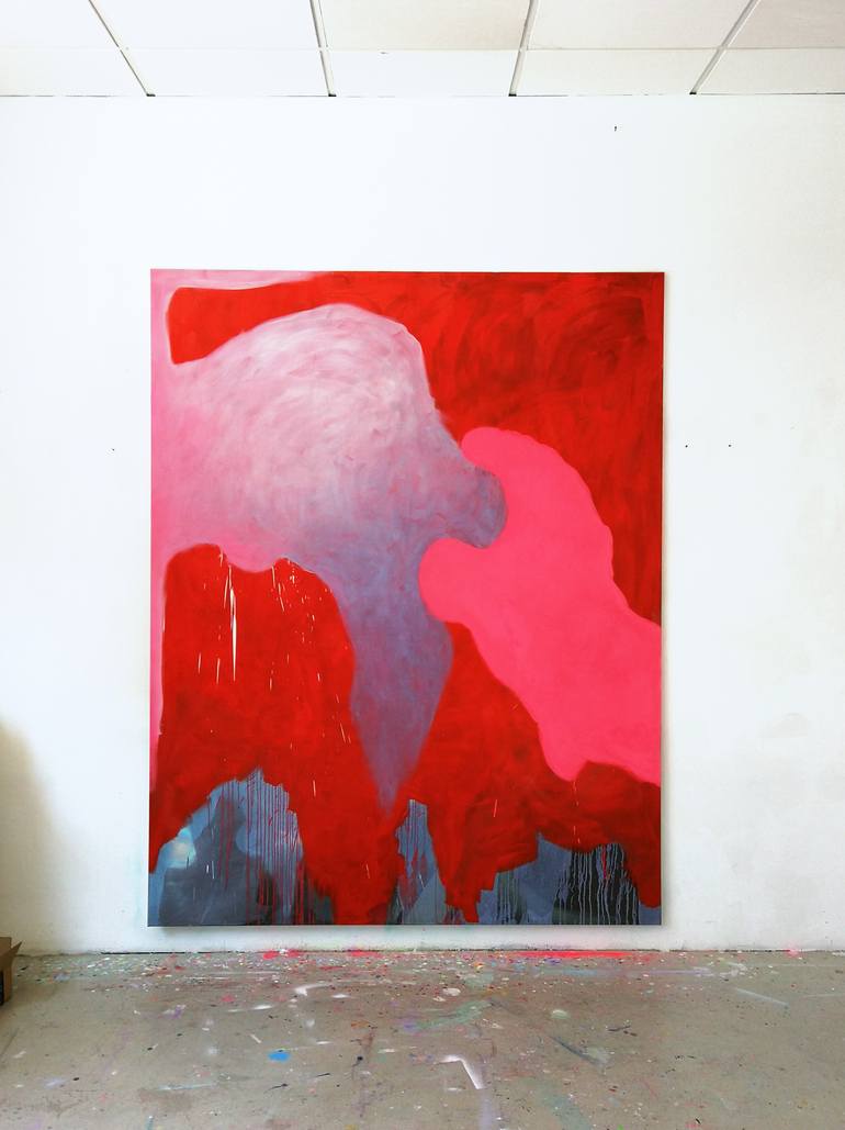 Original Modernism Abstract Painting by Anabel Leiner