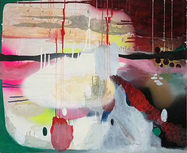 gestern war gestern Painting by Anabel Leiner | Saatchi Art