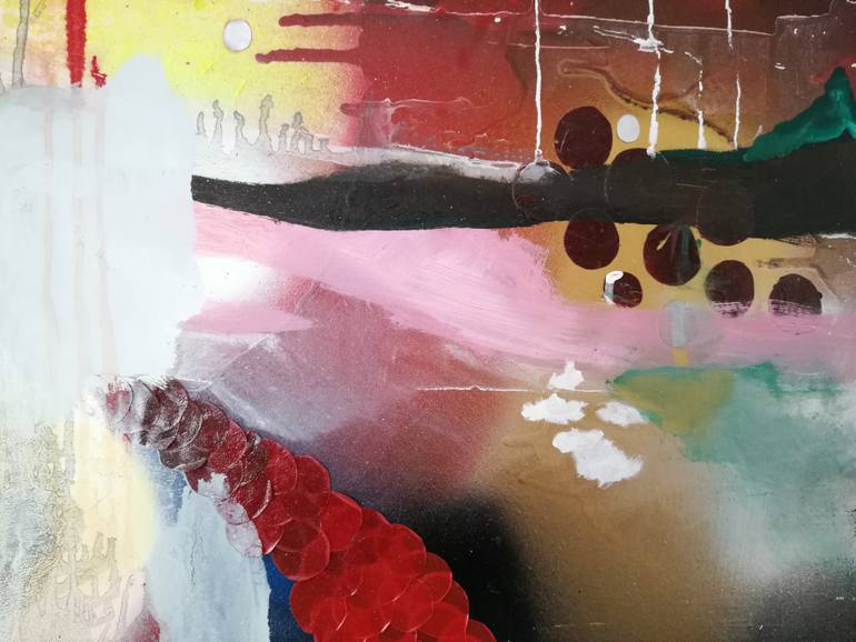 Original Abstract Painting by Anabel Leiner