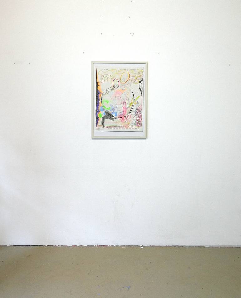Original Figurative Abstract Drawing by Anabel Leiner