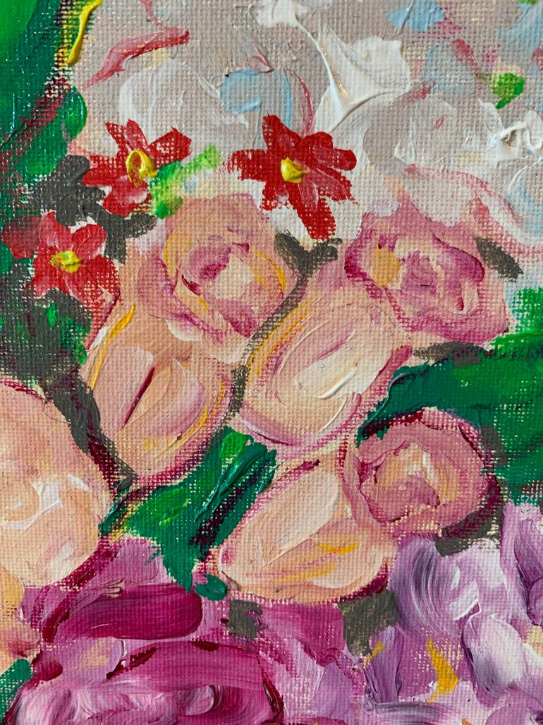 Original Abstract Landscape Painting by Elvira Byrnes
